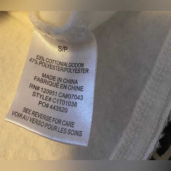 Hippie Rose small cropped sweatshirt - Picture 6 of 7